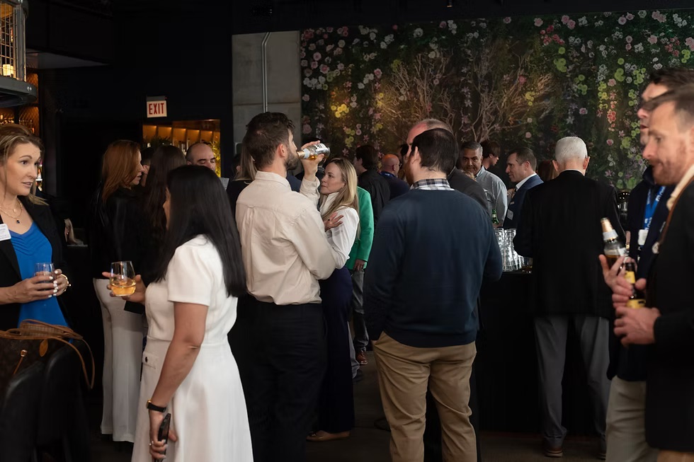 The room during the Indi partner networking evening